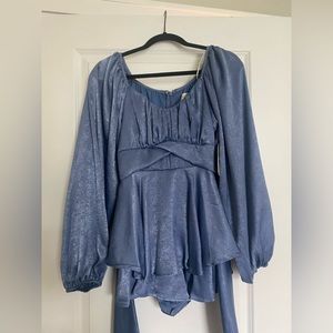 NWT Altar’d State Blue Long Sleeve Dress 🫐💙